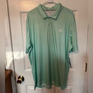 NWTS Adidas Men's Mint Polo Golf Shirt Sz XL